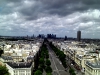 Paris desde el arco del triunfo