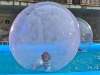 Nia dentro de la burbuja