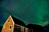 Aurora boreal en groenlandia