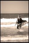 Chica surfera