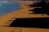 Sombras en la playa.