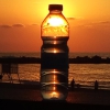 Puesta de sol en botella