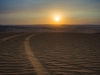 Ocaso en el desierto