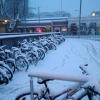 Bicis en la nieve