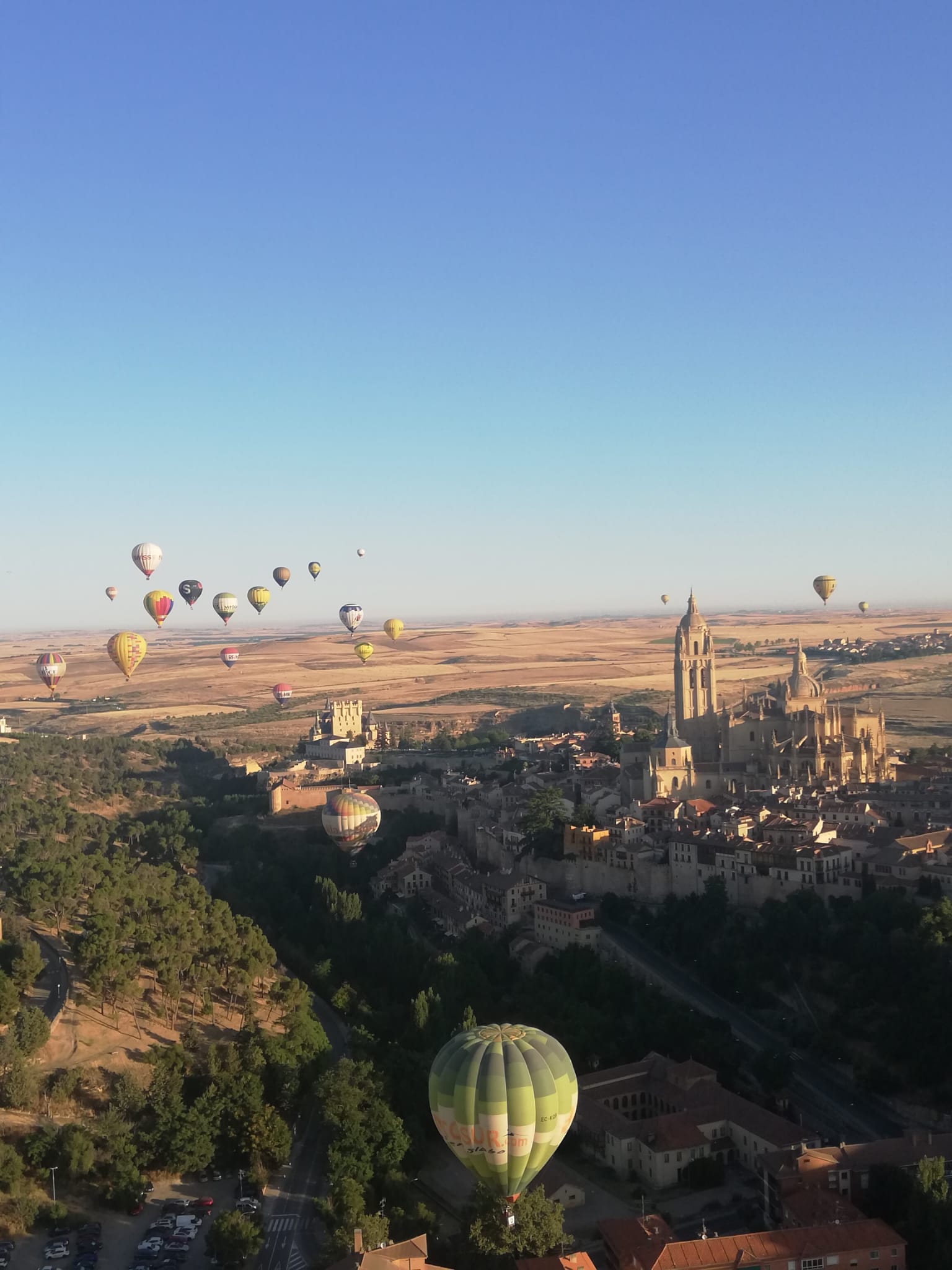 Segovia vista a pajaro