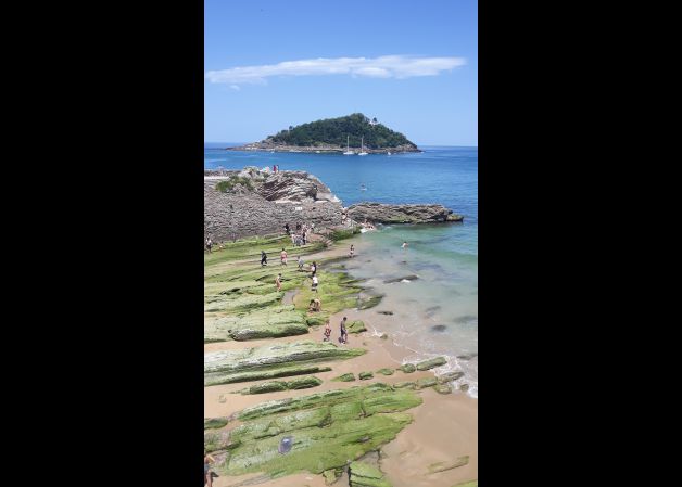 Acuarela de colores en Donosti
