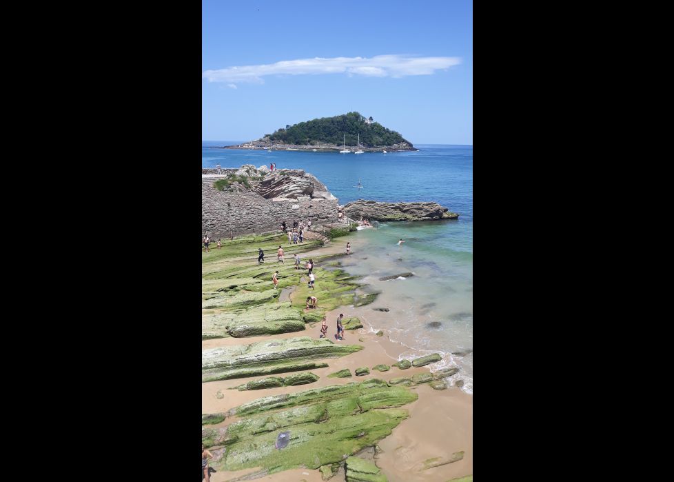 Acuarela de colores en Donosti