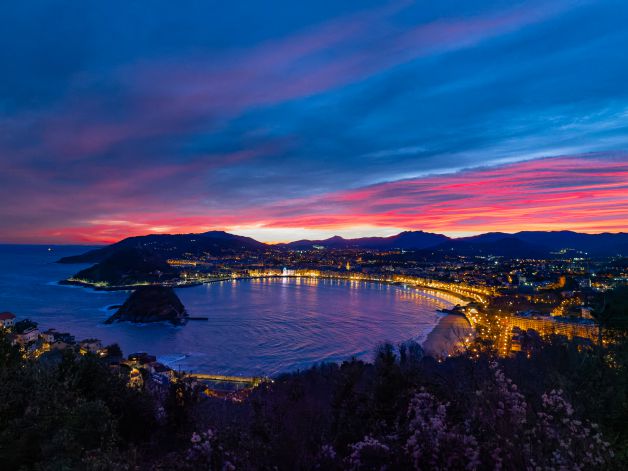 AMANECER DESDE IGELDO