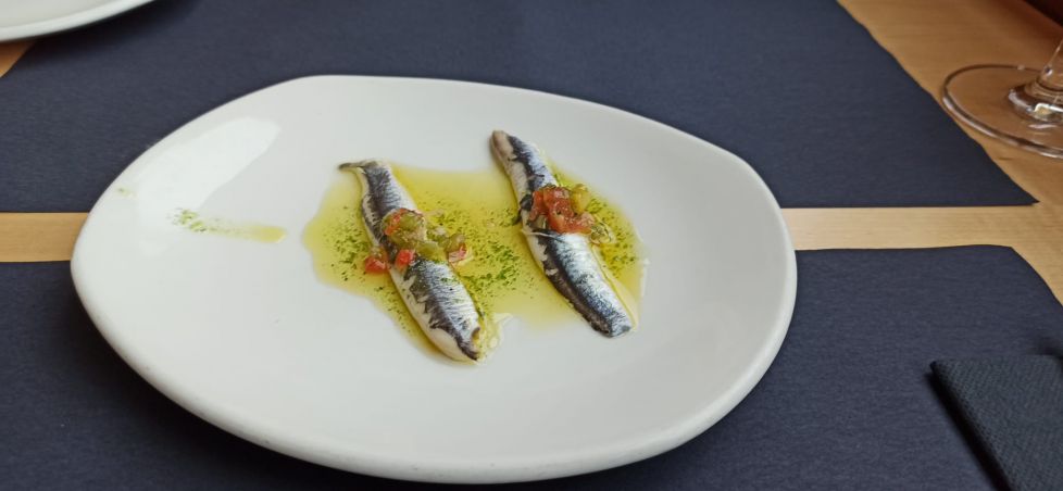 Anchoillas en vinagre.