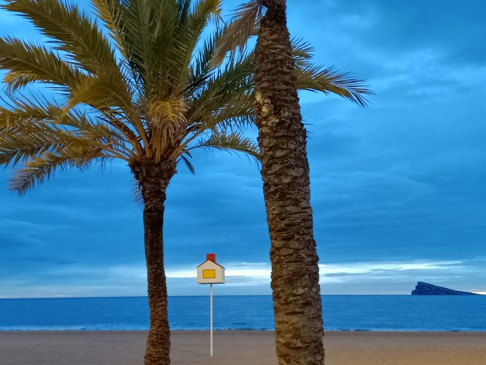 Anochecer en Benidorm