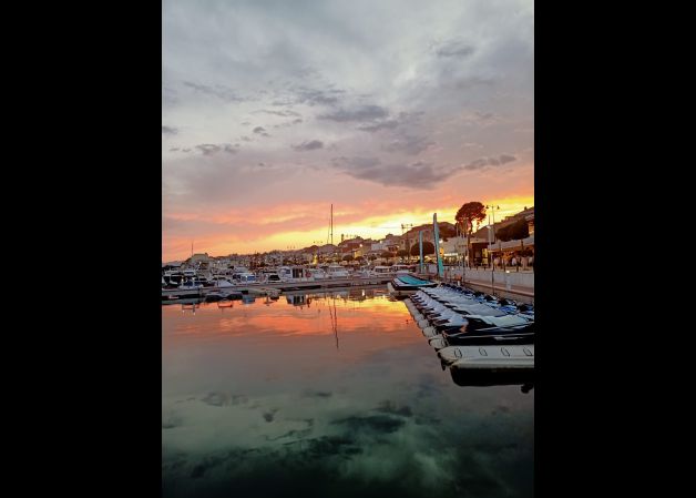 Anochecer en Cambrils