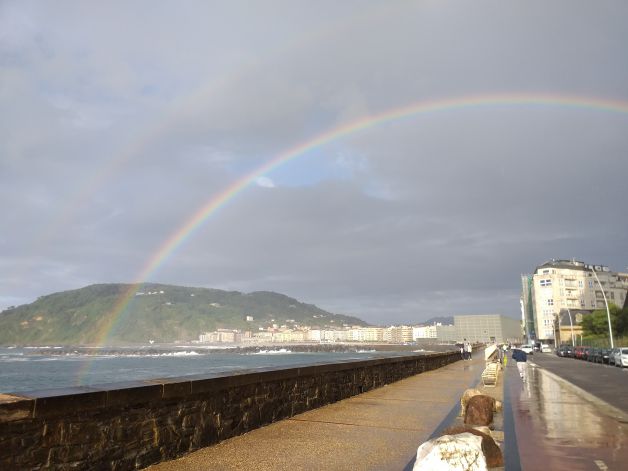 Arcoíris en el Paseo Nuevo