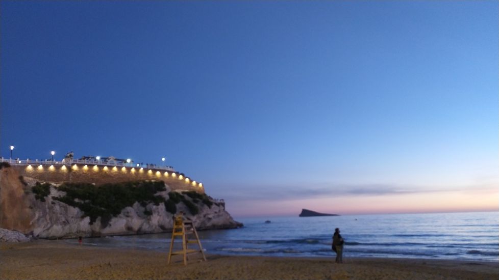 Atardecer en Benidorm