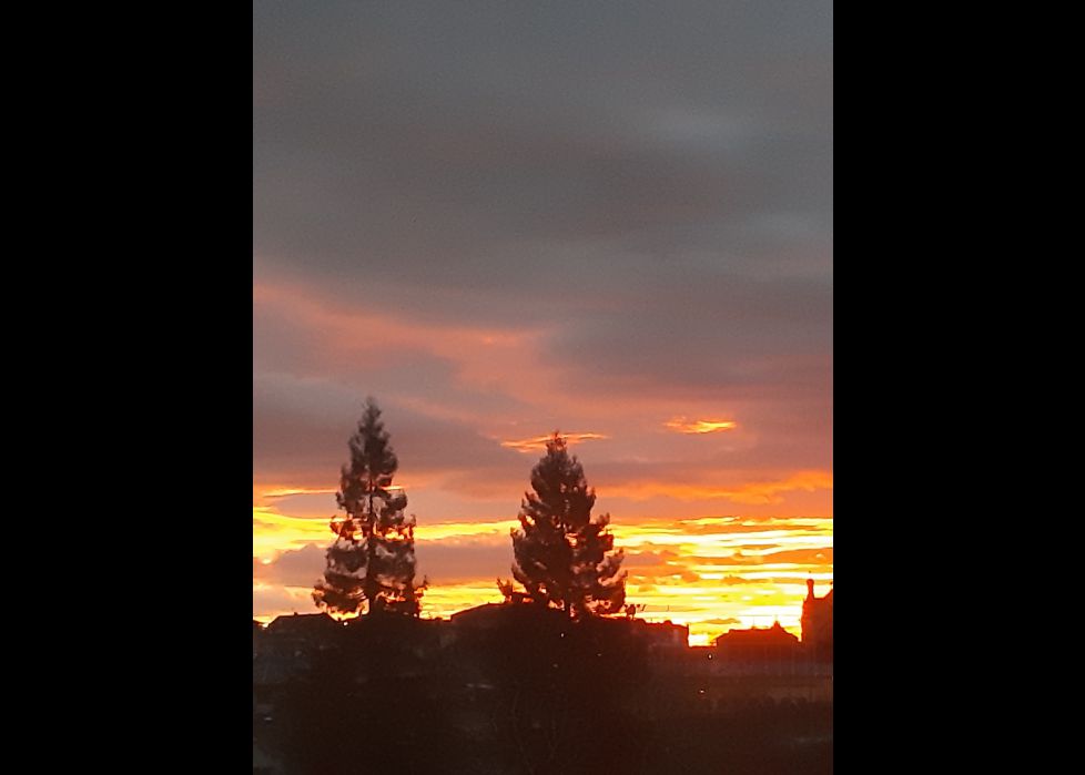 Atardecer desde Bidebieta