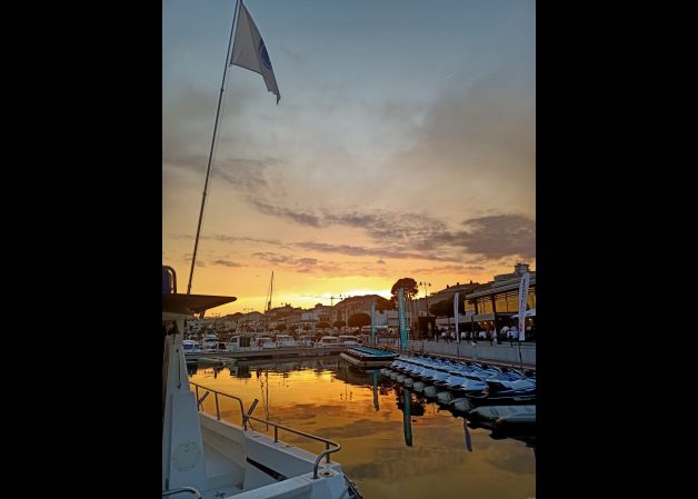 Atardecer en el puerto