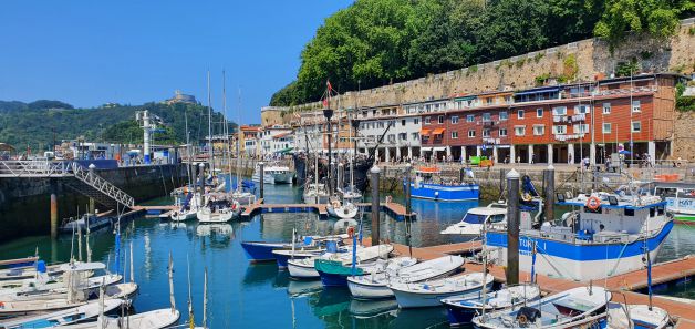 La Nao Victoria en el muelle Donostiarra