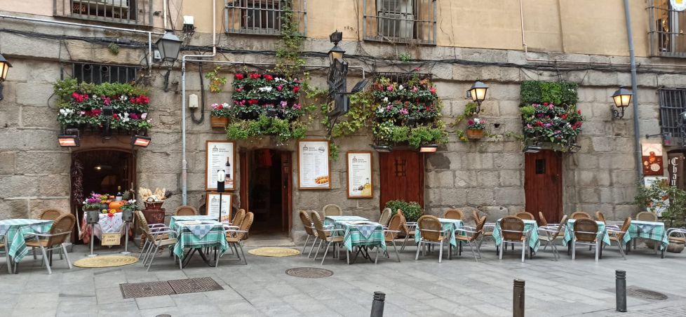 Terraza al detalle. 