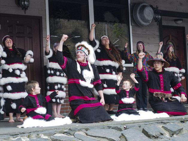 Alutiiq dancers