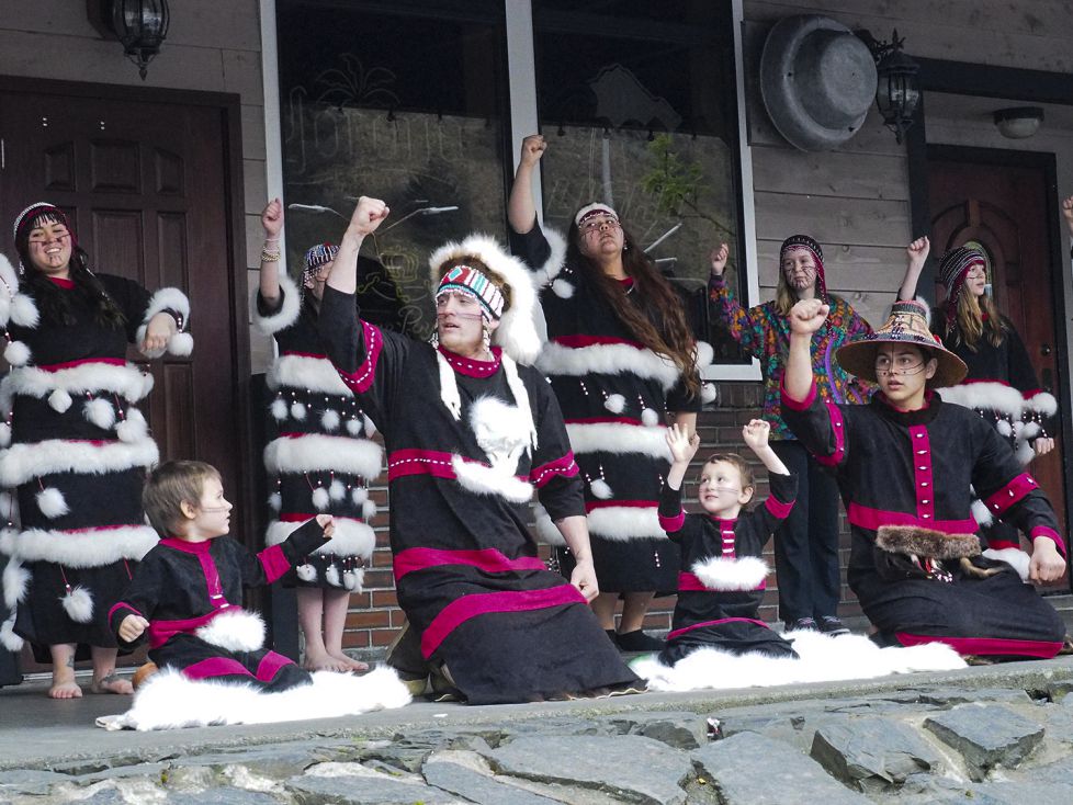 Alutiiq dancers