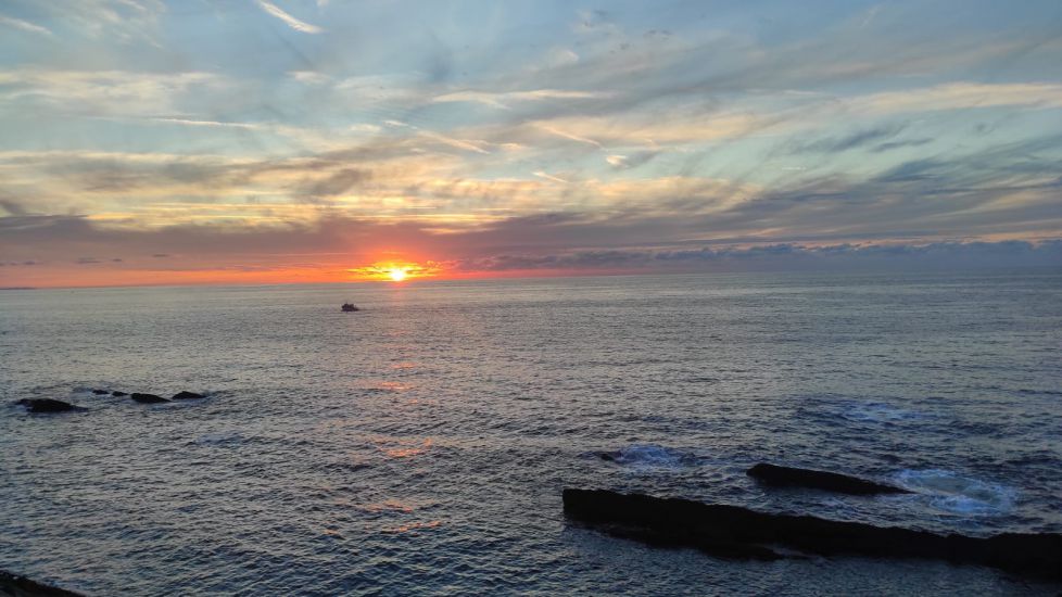 Anochecer en el faro