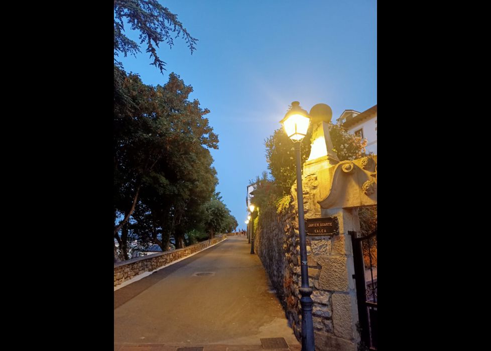 Anochecer en Hondarribia