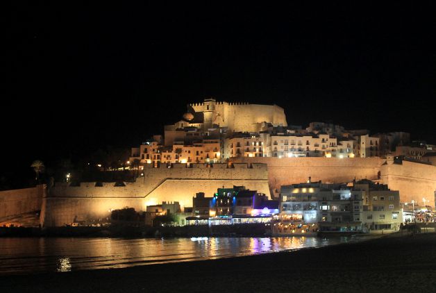 Anochecer en Peñíscola