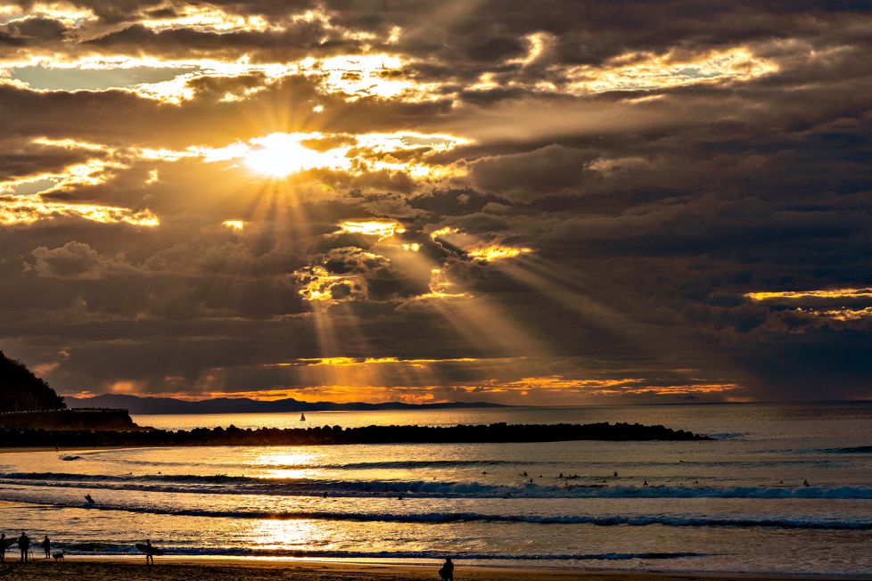 Atardecer dramático