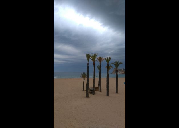 Benidorm nublado