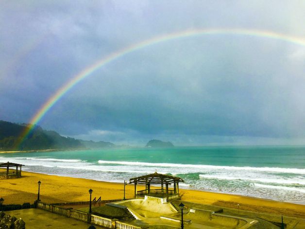 Erromako subia Zarautzko hondartzan