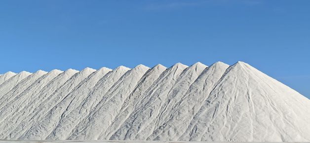 No es nieve, es sal. 