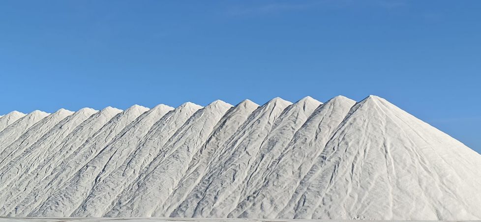 No es nieve, es sal. 