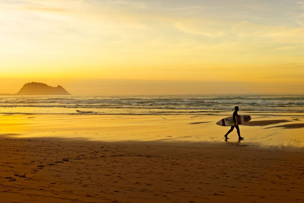 Ratón siguiendo a surfista