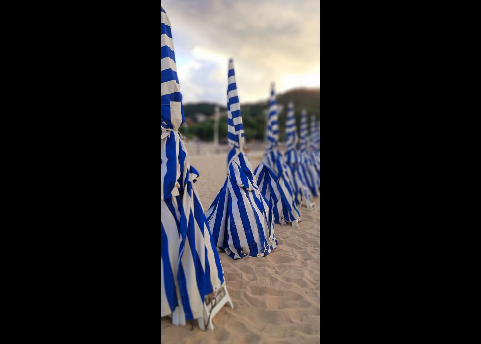 Sombrillas de Ondarreta