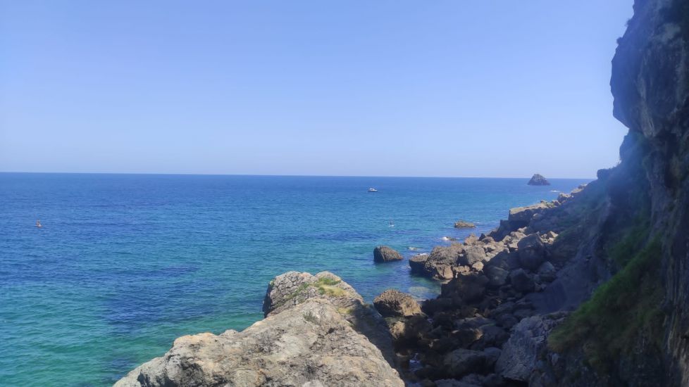 En Ea tomando un baño 