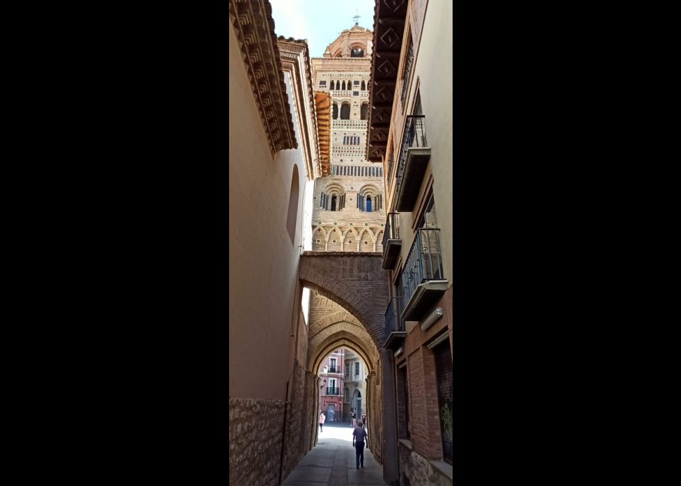Una calle de Teruel.