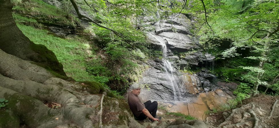 Amarrado a las raíces.