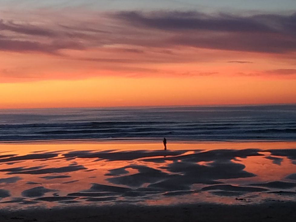 Atardecer en Zarautz