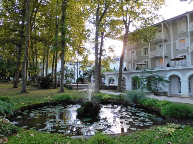 Estanque romántico.