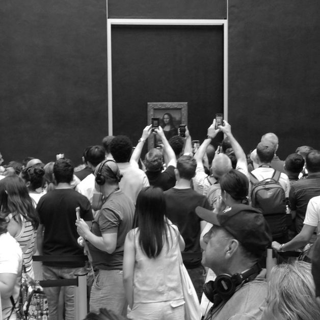 Locura en el Louvre!