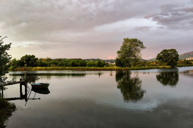Luces y reflejos en el Bidasoa