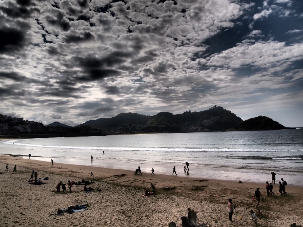 Nubarrones en la Concha