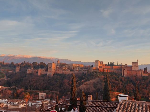 Ocaso en la Alhambra