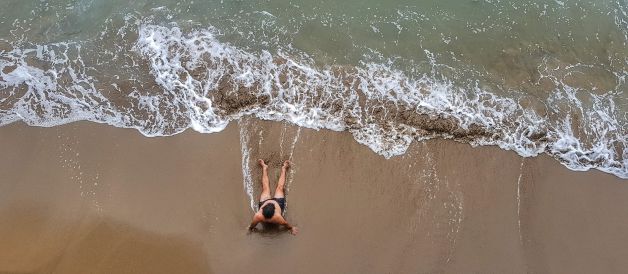 En la orilla de un playa soñé.....