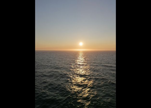 El sol de media noche en Cabo Norte