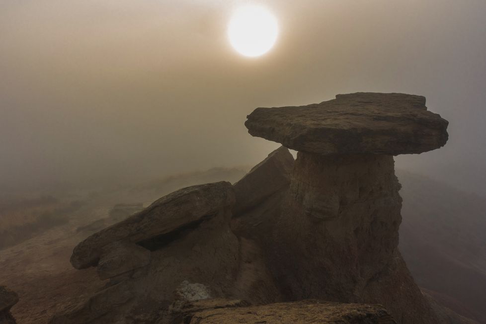 Amanece en las Bardenas