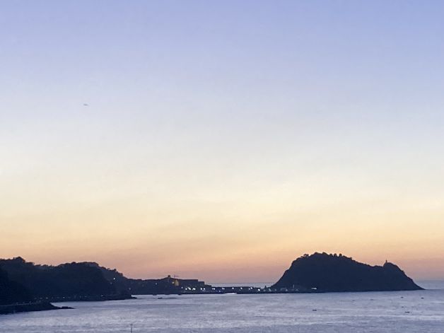 Anochecer de verano en la playa