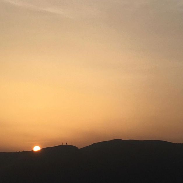 Atardece sobre Orduña