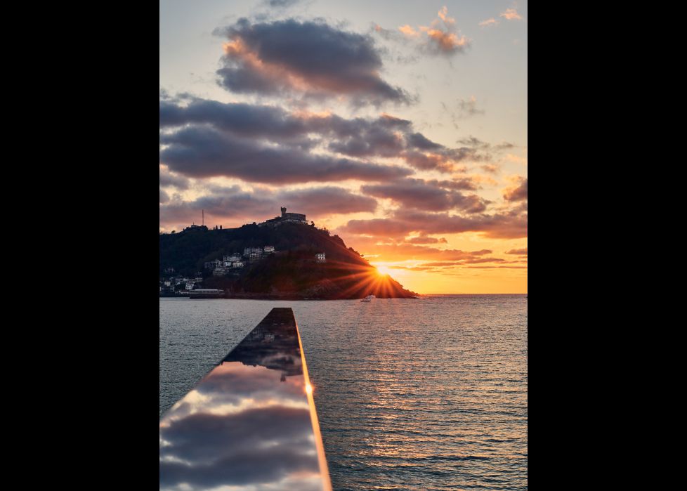 Atardecer en Donosti