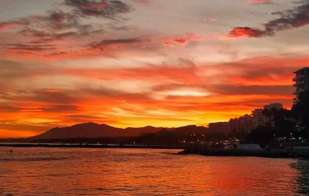 Atardecer en Marbella 