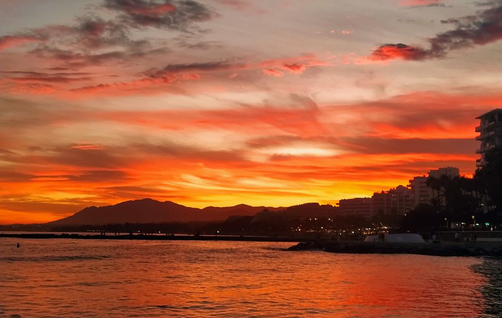 Atardecer en Marbella 